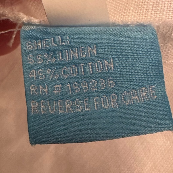 J. McLaughlin Riviera Linen Blend White Blouse XS - Picture 11 of 12